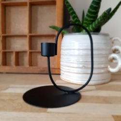 Подсвечник Koopman черный 9х4см (A98050070)