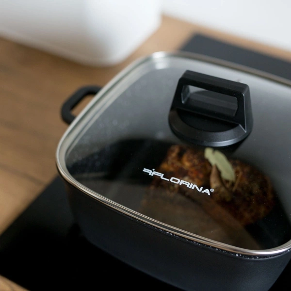 Каструля квадратна Florina 28х28х10,7см 5,8л (1G0049) фото 3 Каструля квадратна Florina 28х28х10,7см 5,8л (1G0049) фото 3