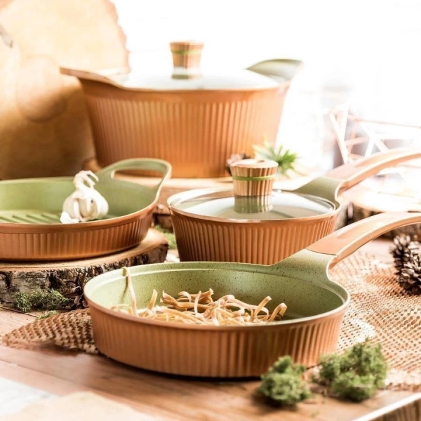 Каструля алюмінієва антипригарна Florina FOREST D=28см (1G9002 ) фото 2