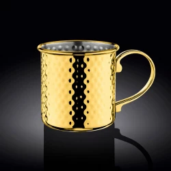 Кухоль з візерунком Wilmax St.Steel 450 мл Golden (WL-552211)