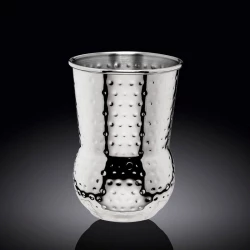 Стакан фігурний Wilmax St.Steel 450 мл Silver (WL-552219)