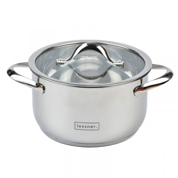 Набір каструль Lessner 3 шт. з кришками (55877-set6) фото 2