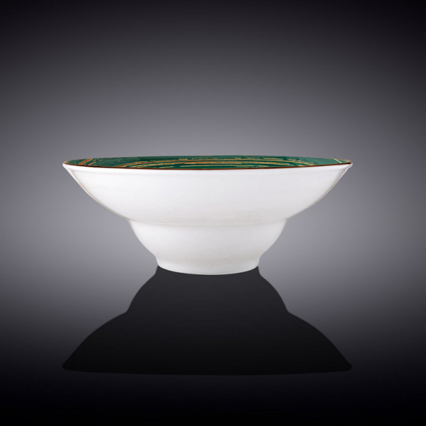 Тарілка глибока Wilmax Spiral Green 20 см, 800 мл (WL-669522/A) фото 2