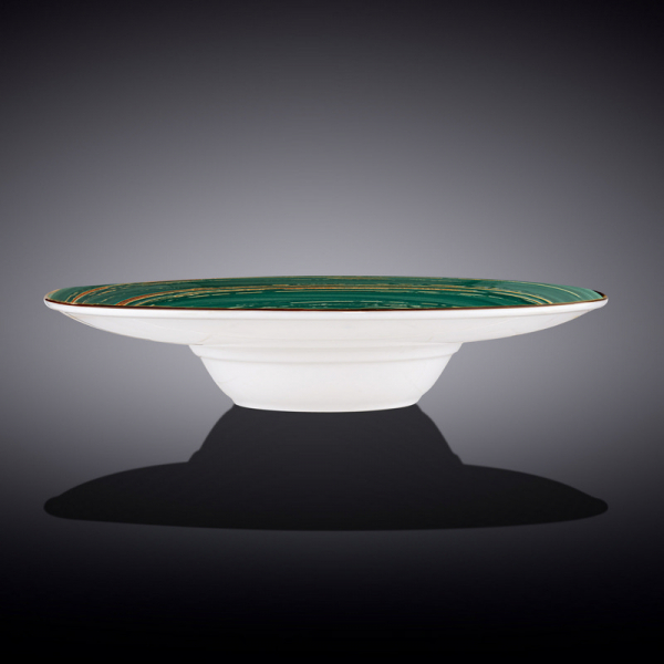 Тарілка глибока Wilmax Spiral Green 27 см, 250 мл (WL-669526/A) фото 2
