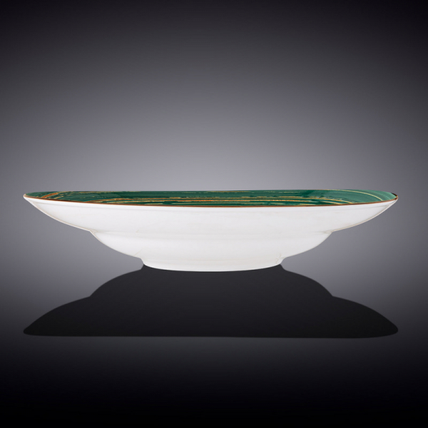 Тарелка глубокая Wilmax Spiral Green 28,5 см, 500 мл (WL-669528/A) фото 2