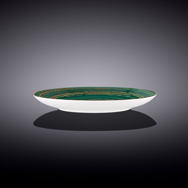Тарелка круглая Wilmax Spiral Green 18 см (WL-669511/A) фото 2