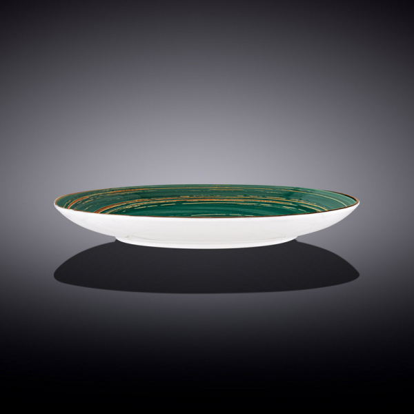 Тарелка круглая Wilmax Spiral Green 23 см (WL-669513/A) фото 2