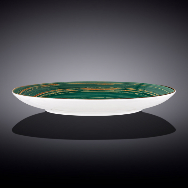 Тарілка кругла Wilmax Spiral Green 28 см (WL-669516/A) фото 2