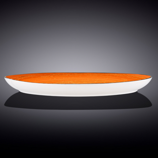 Блюдо камень Wilmax Spiral Orange 33х24,5 см (WL-669342/A) фото 2