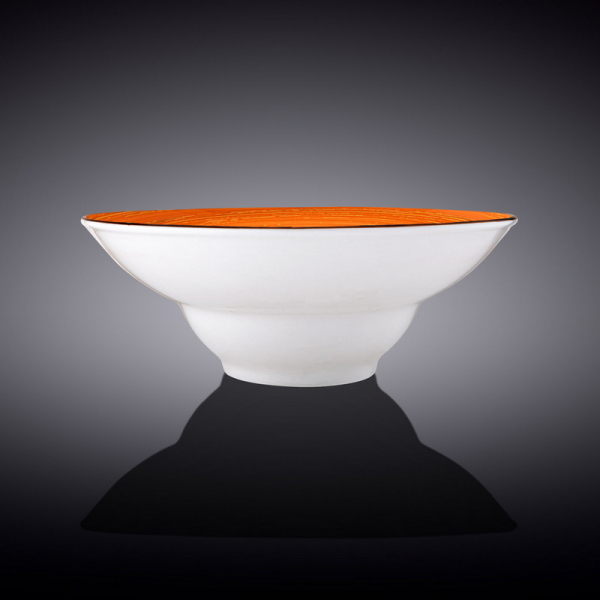 Тарелка глубокая Wilmax Spiral Orange 22,5 см, 1100 мл (WL-669323/A) фото 2