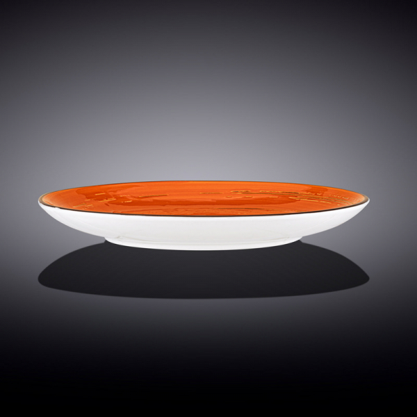 Тарелка круглая Wilmax Spiral Orange 25,5 см (WL-669314/A) фото 2