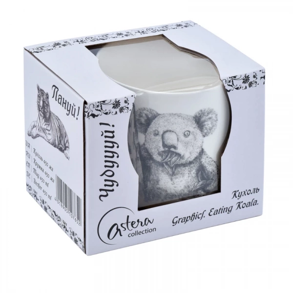 Кухоль Astera Graphics Eating Koala 450 мл (A0520-450-3) фото 2 Кухоль Astera Graphics Eating Koala 450 мл (A0520-450-3) фото 2