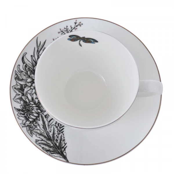 Чашка чайная с блюдцем Astera Charm Dragonfly 410 мл (A0530-CS410-A) фото 2