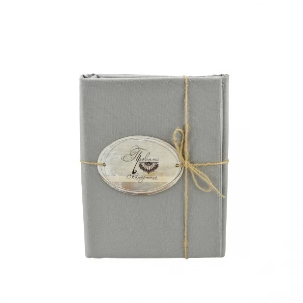 Скатерть Серая Прованс 220х145 см (21418) фото 2