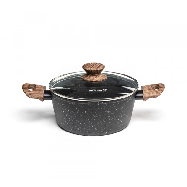 Каструля кована з кришкою Hölmer Natural 2,5л (CR-1325-FAMWL) фото 2