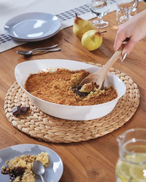 Форма для запікання овальна Luminarc Smart Cuisine з пластиковою кришкою 32×20 см (V5945) фото 2