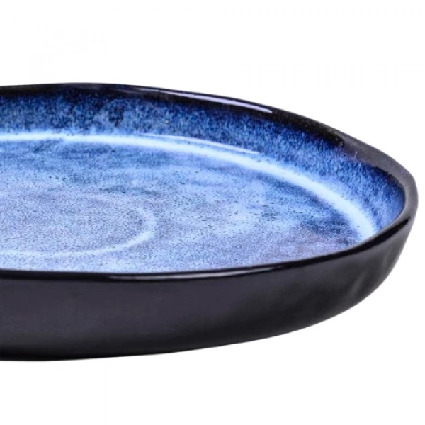 Таця Покутська Кераміка Росохан синя 24см (R050205) фото 2