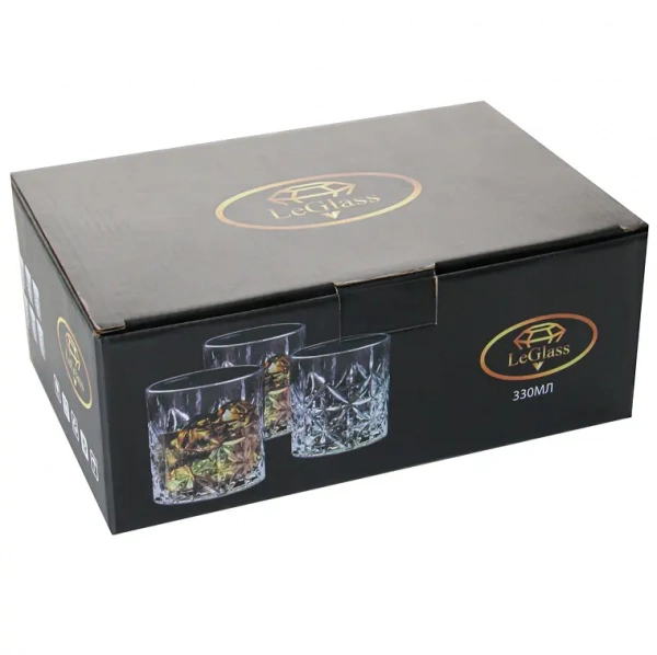 Набір склянок LeGlass 6шт 330мл (600-003) фото 2