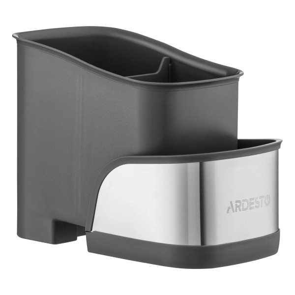 Органайзер для щіток Ardesto Minimalism 15х10х13,5см сірий (ARHB3102GS) фото 2