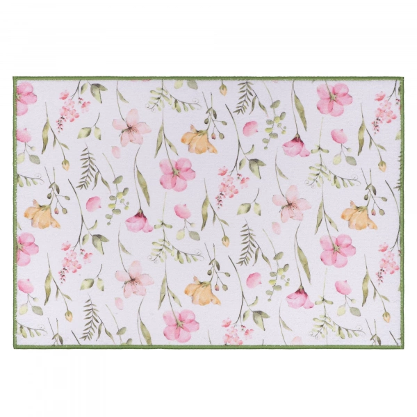 Килимок для сушіння посуду Ardesto Spring Flowers 38х51см білий (AR1420BA) фото 2