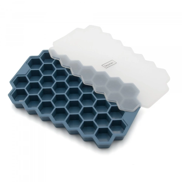 Форма для льоду Lessner Sky Blue з кришкою силікон 20,5х12х2см (10319) фото 2