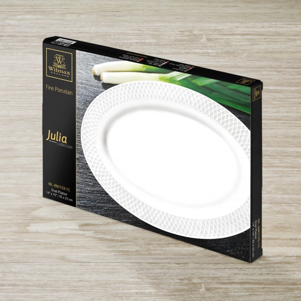Блюдо овальное Wilmax Julia 35x25 см Color (WL-880103 / 1C) фото 2