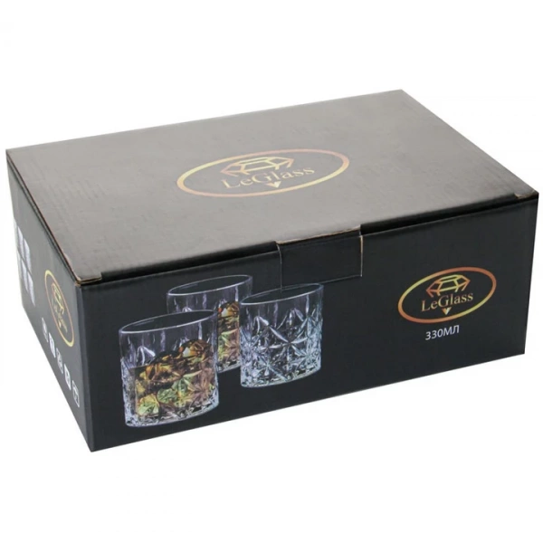 Набір склянок LeGlass 6шт 330мл (600-002) фото 2