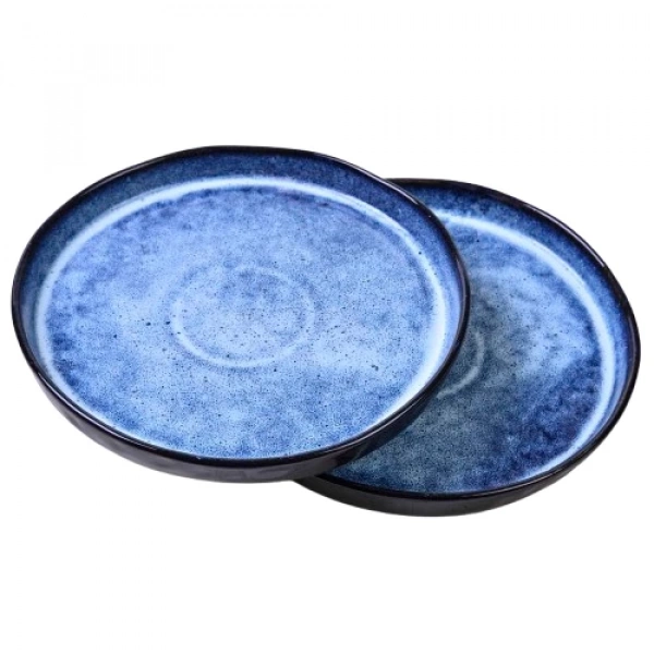 Таця Покутська Кераміка Росохан синя 24см (R050205) фото 3