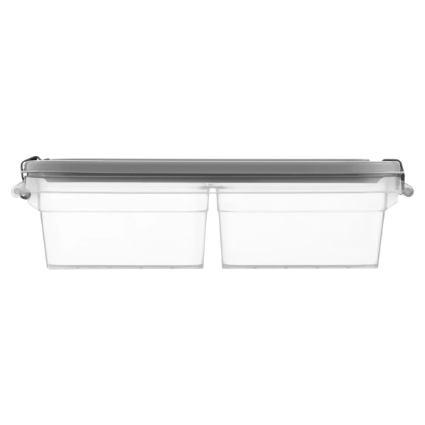 Контейнер двосекційний для зберігання Ardesto Fresh 2х0,25л сірий (AR1302R) фото 4