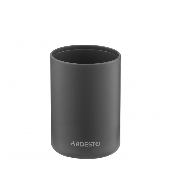 Набір для ванної кімнати Ardesto Minimalism 360мл 3пр сіро-темний (ARHB3112CB) фото 3