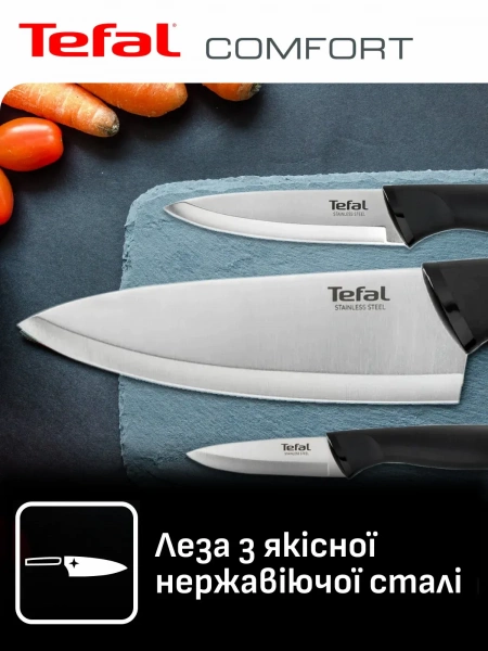 Ніж для хліба з чохлом Tefal Comfort 20 см (K2213444) фото 4