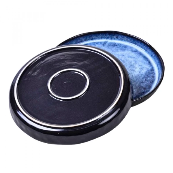 Таця Покутська Кераміка Росохан синя 24см (R050205) фото 4