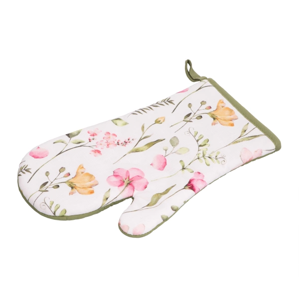Набір прихваток кухонних Ardesto Spring Flowers 18х20см, 18х30см білий (ART14FL) фото 4