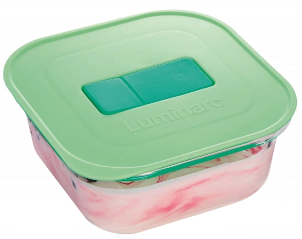Ємність для їжі квадратна Luminarc UniqueBox Green 530 мл (V7336) фото 5