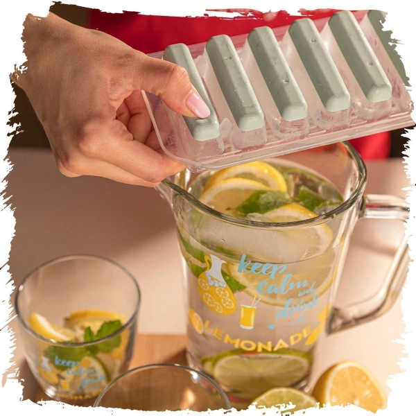 Форма для льда Florina Cool and Soft 26х9х3,5 см Mint (4F4023) фото 3 Форма для льда Florina Cool and Soft 26х9х3,5 см Mint (4F4023) фото 3