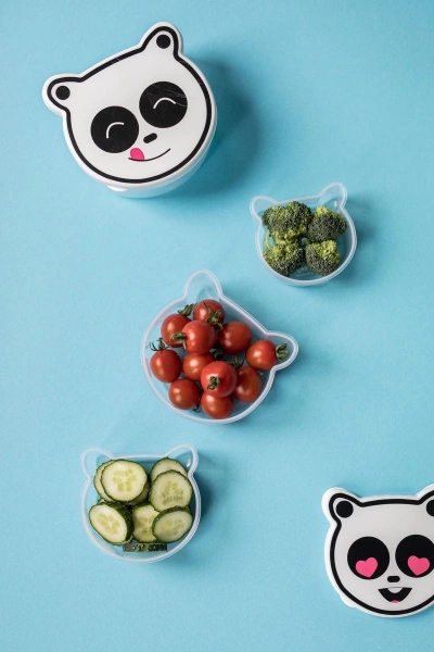 Набір ємностей для сніданку дитячий Florina Panda 4 пр (4P4701) фото 2