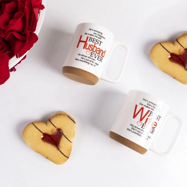 Кухоль на корковій основі Florina Best Husband 280мл (2K9896) фото 2