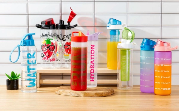 Пляшка для води пластик Florina 0,75л mix (4B9630) фото 2