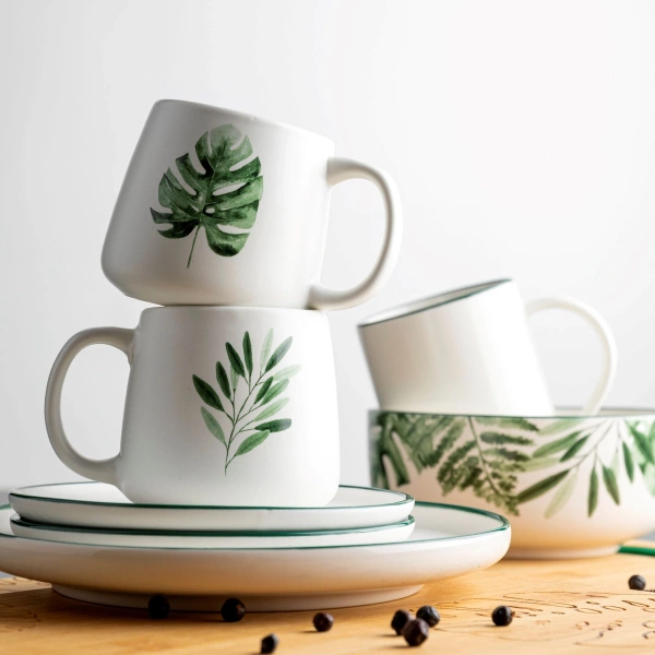 Чашка з блюдцем Florina Jungle mix 240мл (2K8998) фото 2