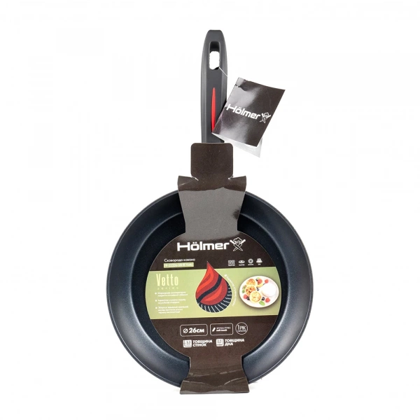 Сковорода кована Hölmer Vetto 26см (FP-22326-SBHB) фото 7