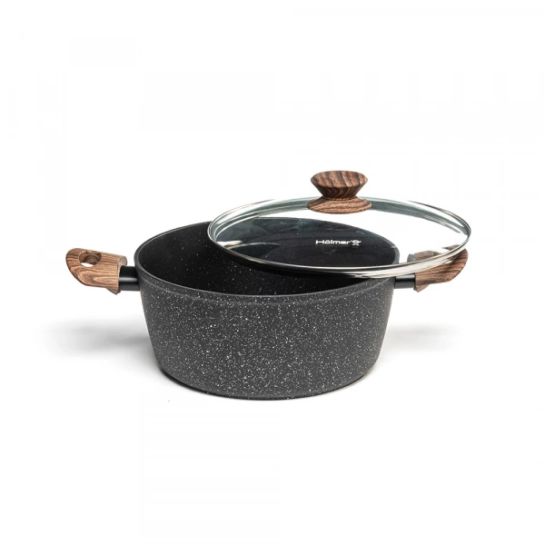 Каструля кована з кришкою Hölmer Natural 4,2л (CR-1342-FAMWL) фото 3