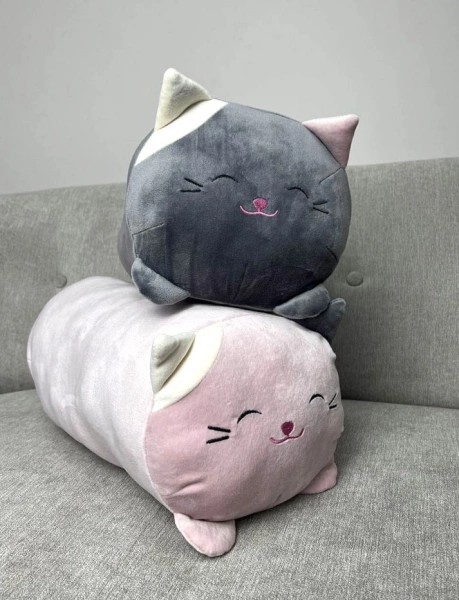 Подушка-обіймашка Прованс Киця рожева 50х25см (029229) фото 2