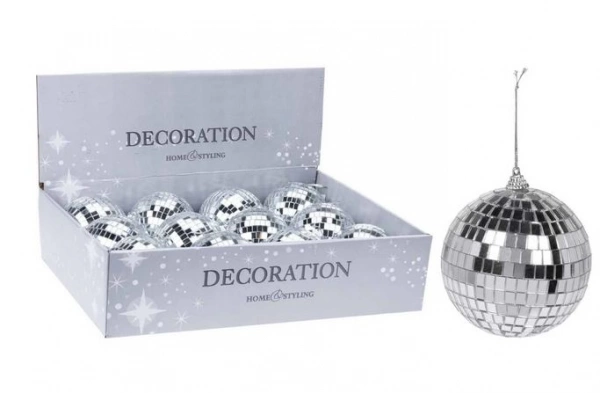 Куля дзеркальна срібна Koopman 10см (CAA114320) фото 2