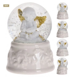 Koopman.Сніжна куля Янгол 65мм mix (AWA100630)