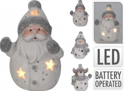 Фігурка різдв'яна керамична з Led Koopman 11см mix (APF646190)