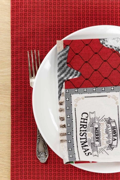 Прованс.Доріжка Merry Christmas червона 40x140см (31478) фото 2