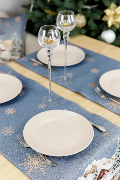 Доріжка гобеленова Прованс Блакитне сяйво 35х100см (31371) фото 4