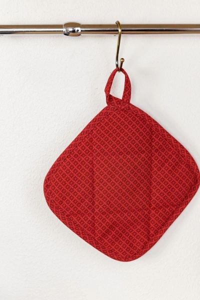 Прихватка червона Прованс Merry Merry Christmas 20х20см (31454) фото 2