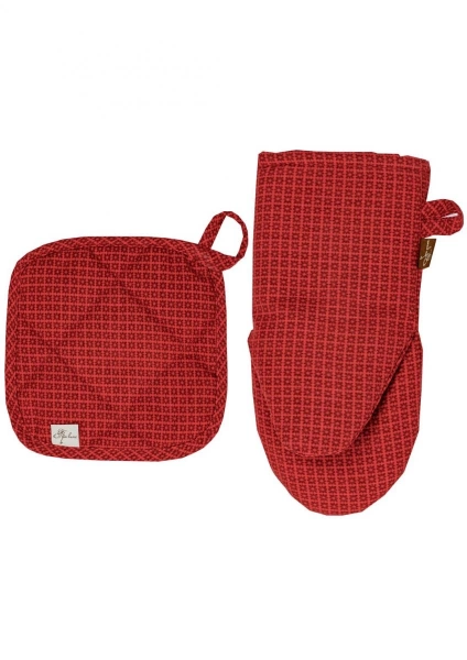 Прихватка червона Прованс Merry Merry Christmas 20х20см (31454) фото 4