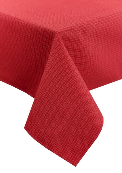 Скатертина червона Прованс Merry Christmas 180x132см (31465) фото 2